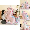 Adorable Rainbow Unicorn Plush Toy Soft And Fluffy Stuffed Animal Gift For Kids
