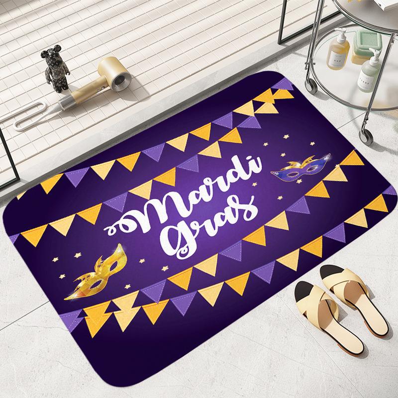 Brazil Carnival Festival Floor Carpet Door Mat Washable Non-Slip Living Room Sofa Chairs Area Mat Kitchen Bedroom Decoration