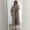 Versatile Women's Mid-Length Wool Coat - Korean Hepburn Style, 2020 Autumn/Winter, Petite & Plus Sizes