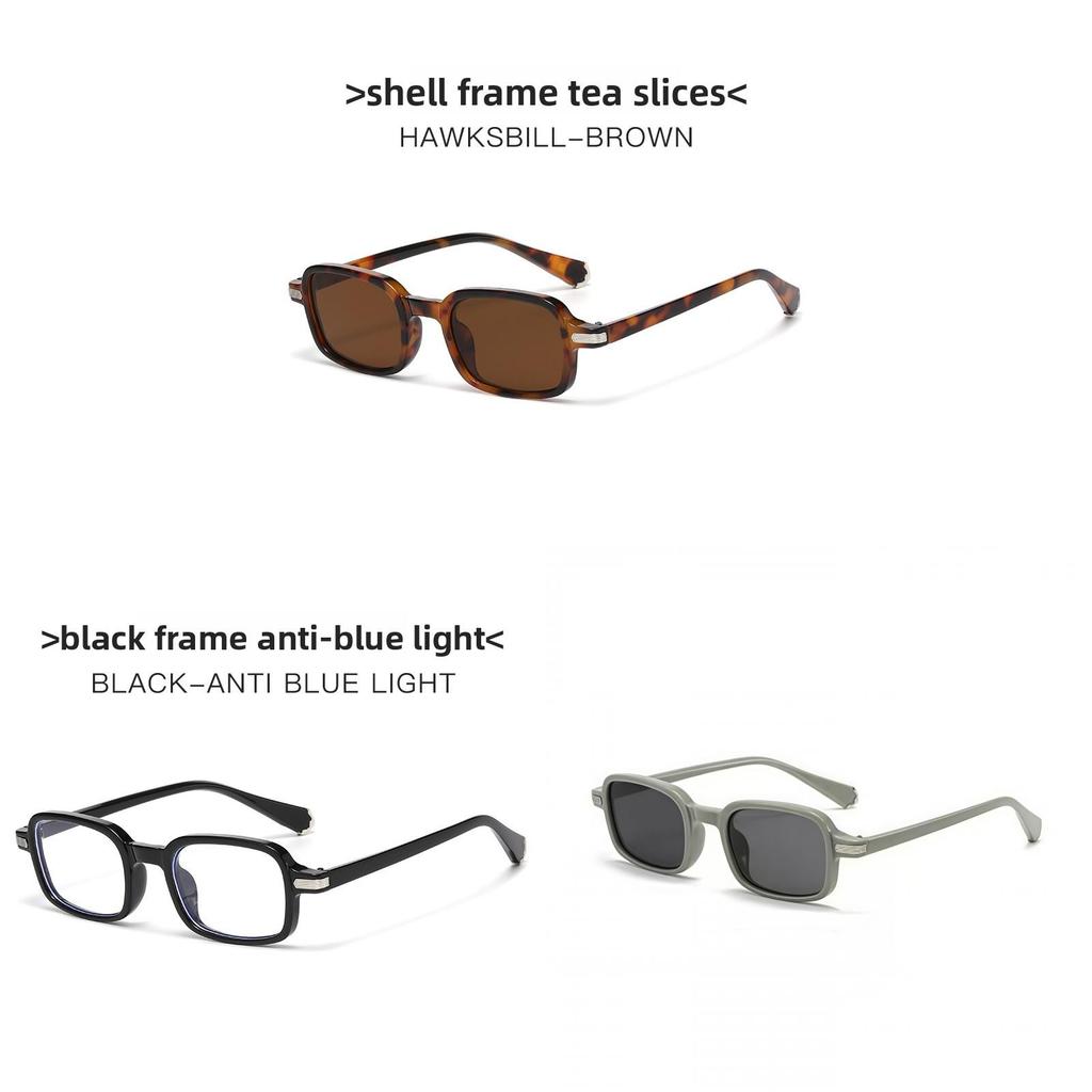 Fashion Square Sun Glasses With Uv400 Protection For Outdoor Travel And Party Use