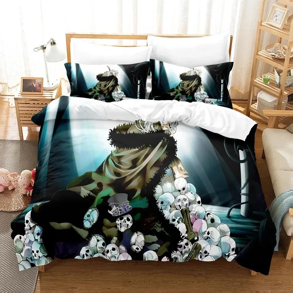 3D Print Anime Pandora Hearts Printed Bed Set Duvet Cover Pillowcase Bedding Set Linen Sheet Quilt Cover Full Queen King Size