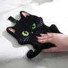Cartoon Black Cat Hand Towel Animals Shape Absorbent Hand Cloth Kitchen Cleaning Wipe Cloth Kid Bathroom Hanging Towel