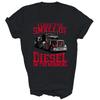 Ich liebe den Geruch von Diesel am Morgen Trucker Unisex Shirt Geschenk