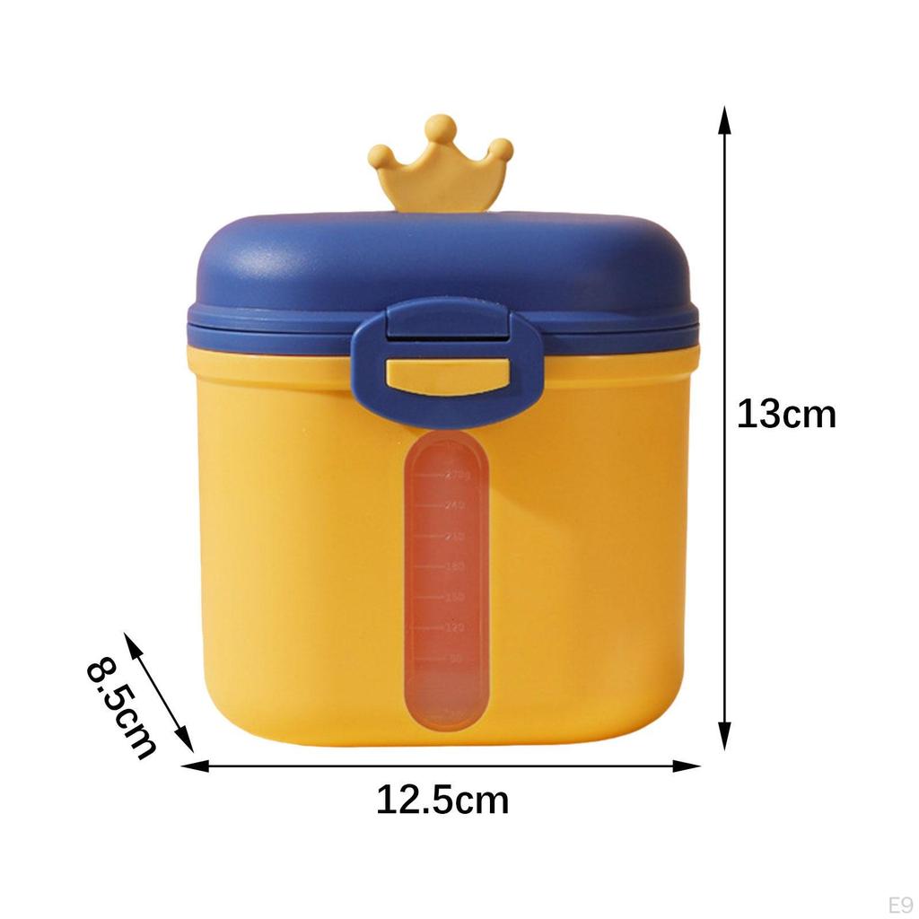 Formula Dispenser Container Milk Powder Food Storage Box for Bedroom