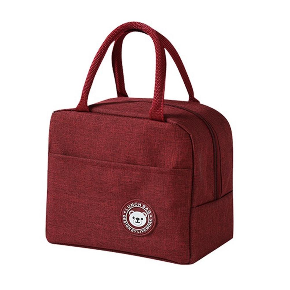 Insulated Lunch Bag Insulation Bento Pack Aluminum Foil Rice Bag Meal Pack Ice Pack Student Bento Lunch Handbag Insulation