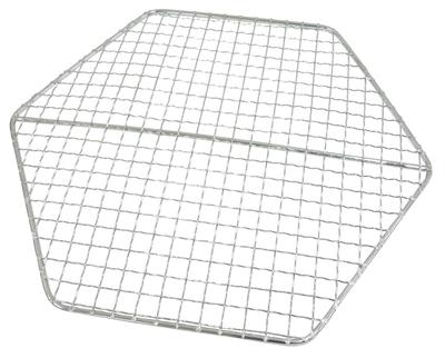 UG-2021 Ersatz-Ami Hexa Edelstahl-Feuergrill, Größe M, spezieller Grill Ami, 285 x 255 mm