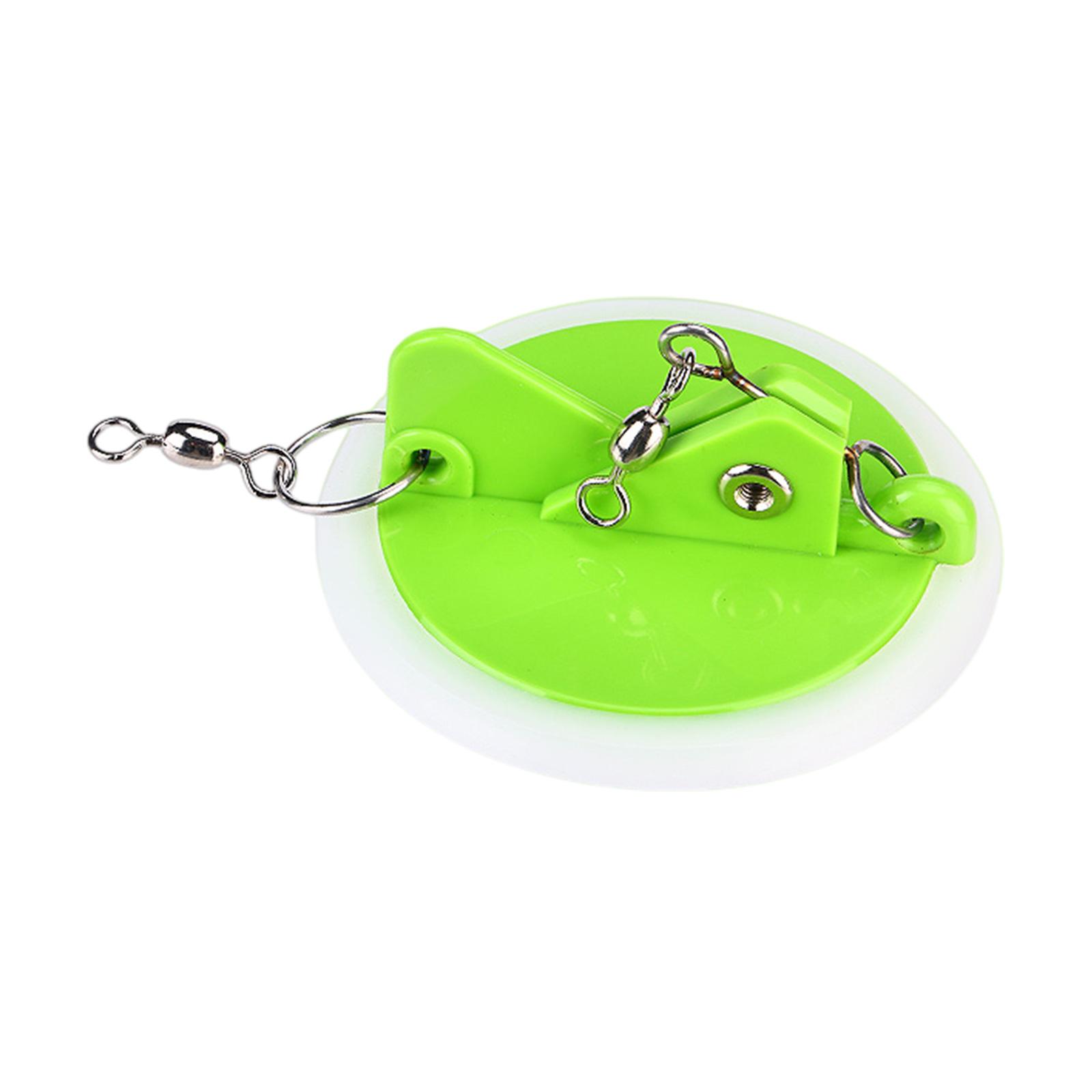 

Diver Discs with White Bottom Luminous Trolling Diver Disc Connector for Fishing Angling Bass Mandarin Various Fishes