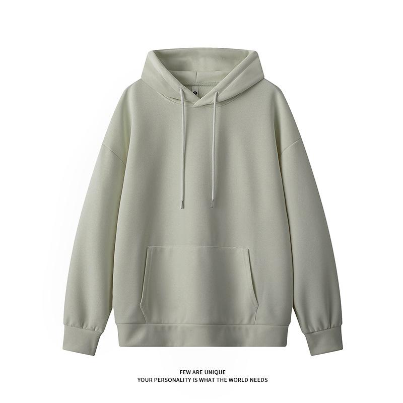 Свитер с капюшоном мужской осенний новый хлопковый однотонный свободный плечевой универсальный текстурированный верх S