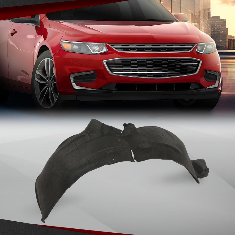 Fender Liner Compatible with Chevy Malibu (submodel: L, LS, LT, Premier) 2016-2018 Front Passenger Side