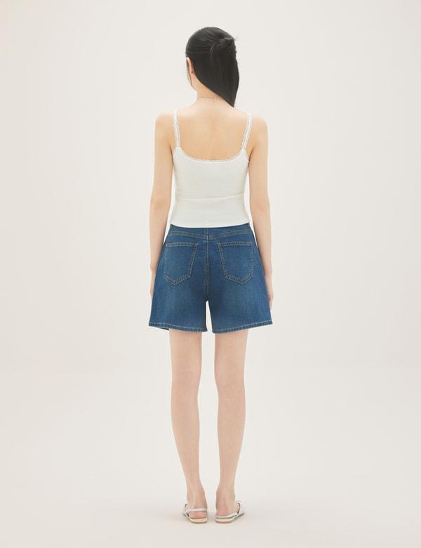 ROEM Basic Denim Shorts Rmtjg26G11