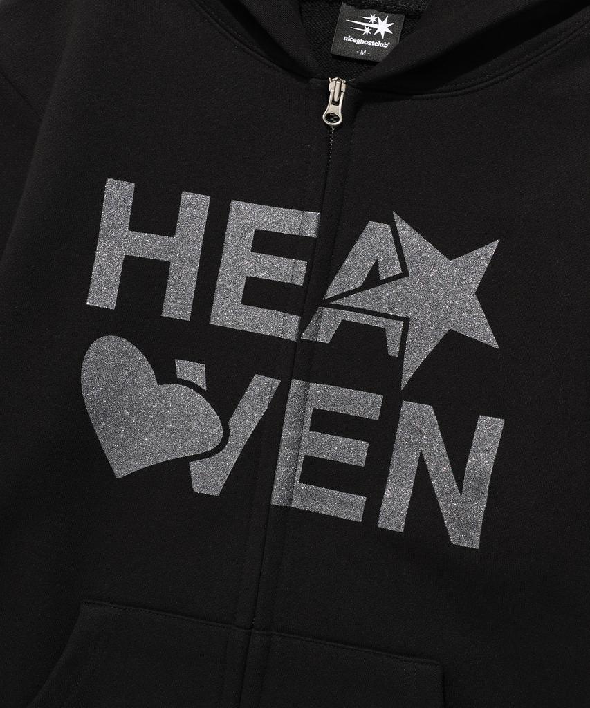Niceghostclub Heaven Hoodie Zip Up_Black(Ng2Fsum481A)