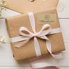 1/5roll Square Kraft Stickers Self-adhesive Blank Labels Paper Items Office Home Christmas Target Bottle Classification Stickers