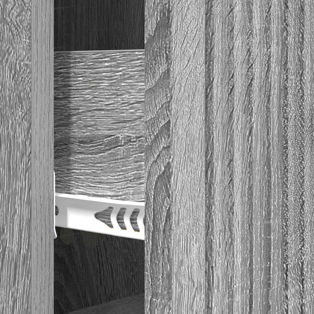 Drawer Chest Grey Sonoma 33 x 34.5 x 90 cm Particleboard