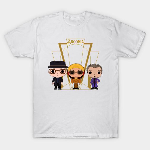 

Men Black Print T-shirt The Arconia No-Cut Transfer Paper Print Cotton Tshirt M білий