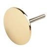 2PCS Kitchen Sink Faucet Hole Sealing Covers Zinc Alloy Construction with Rubber Gasket for Enhanced Leak Protection