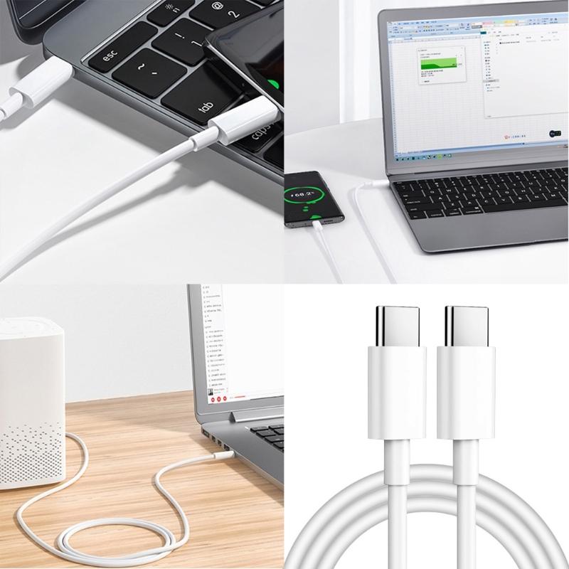 Travel Friendly Easy To Carry Universal High Speed USB C Charging Cable 2Pieces 60W Power Delivery Suitable for S22/S21