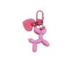 Bubble Dog Keychain: Balloon Dog Pendant, DIY PVC Soft Rubber Jewelry Gift