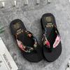 Women Summer EVA Slipper Bohemian Satin Ribbon Female Flip Flop 2024 Beach Simple Leisure Ladies Shoes Sandal