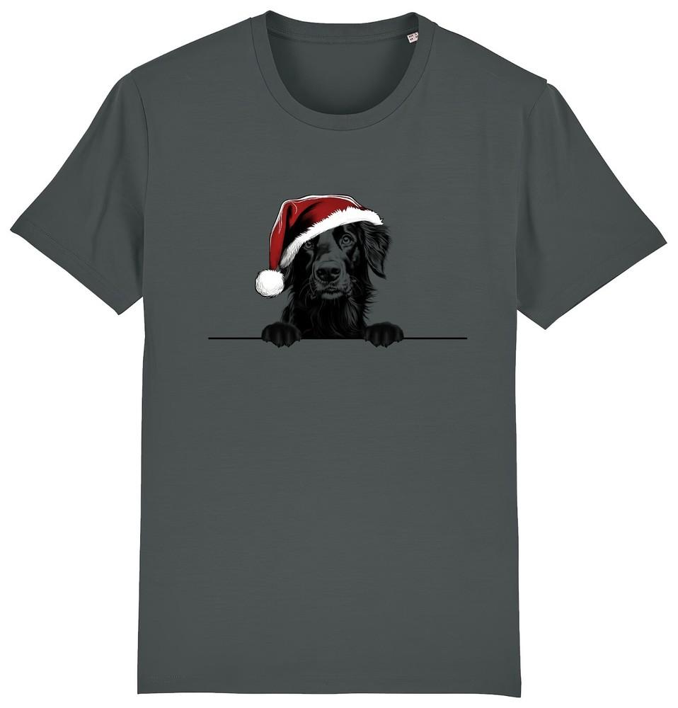 

FLATCOATED RETRIEVER Christmas Dog T-Shirt Mens Womens Kids Dogs Gift Animal Pet 4XL