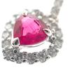 no brand  Pendant top pink K18 white gold Women
