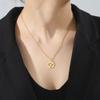 Collana Simbolo Om Shiva Indù Acciaio Inossidabile Pendente Simbolo OM Yoga Catena Amuleto Vintage Gioielli Regalo