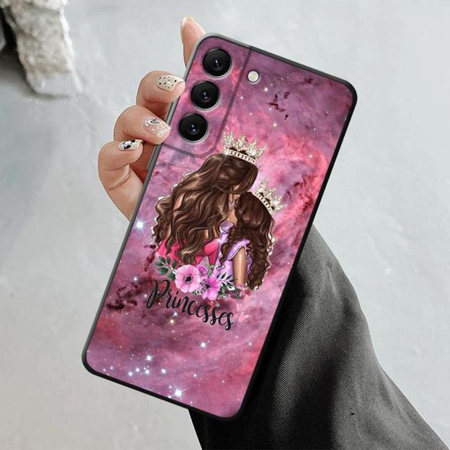 Shell For Samsung Galaxy S23 S22 S21 S20 Fe Ultra S10 S9 S8 Plus Note 20ultra 10plus Case Cover Mom Princess Baby Girl Woman