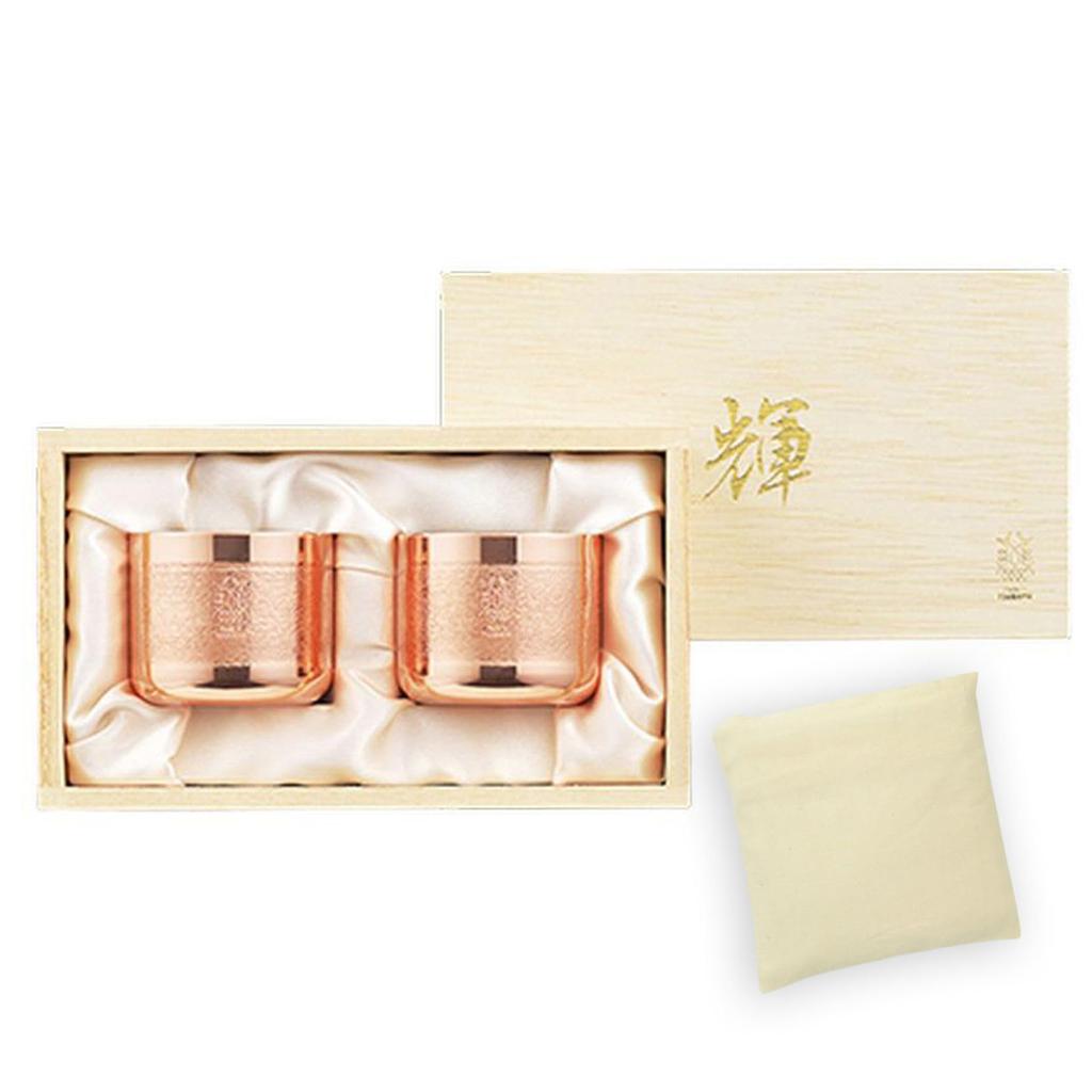 Pure Copper Sake Made In Japan J-kitchens-SimpleBag Glasses, 2-Piece Set, 90ml,