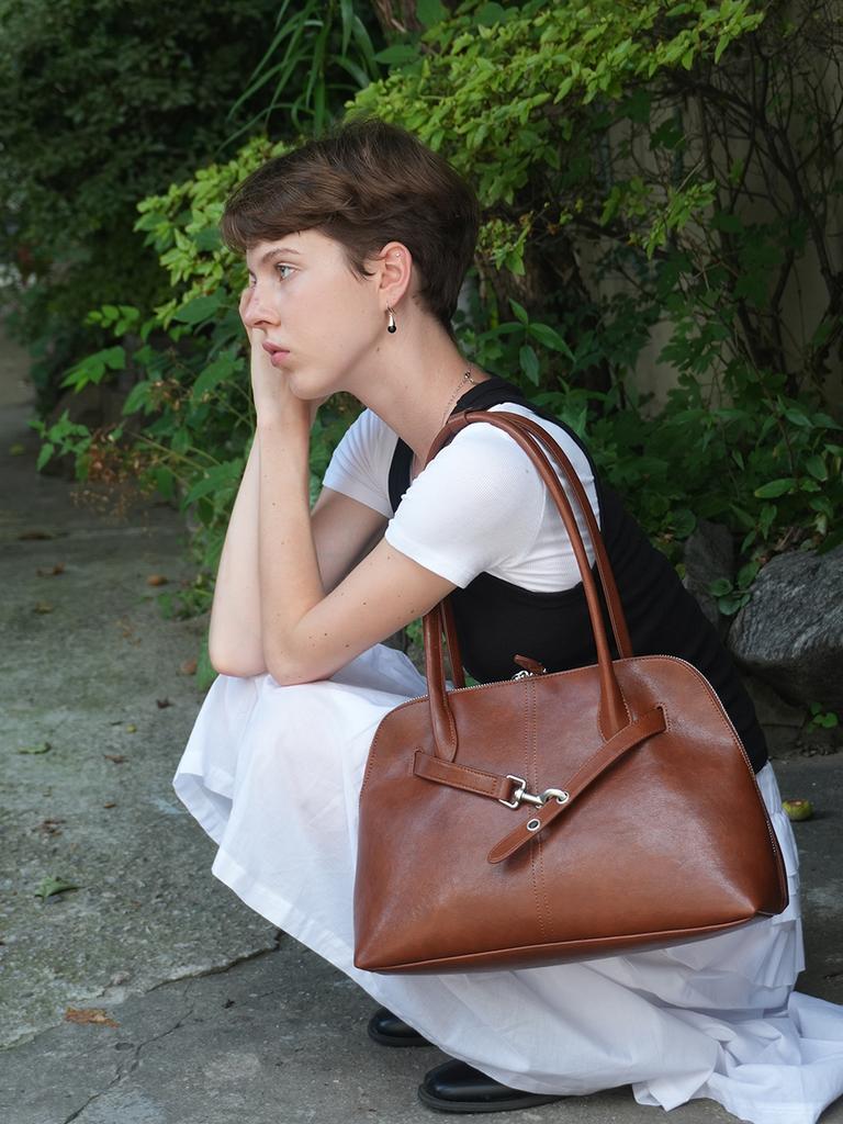 Denu [Outlet] Noa Bag [Brown Silver]