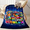 Roblox 338 Blanket Soft & Cozy Great for Chair Office Chair Office Four Seasons Multipurpose Modern Gifts For Family Or Friends