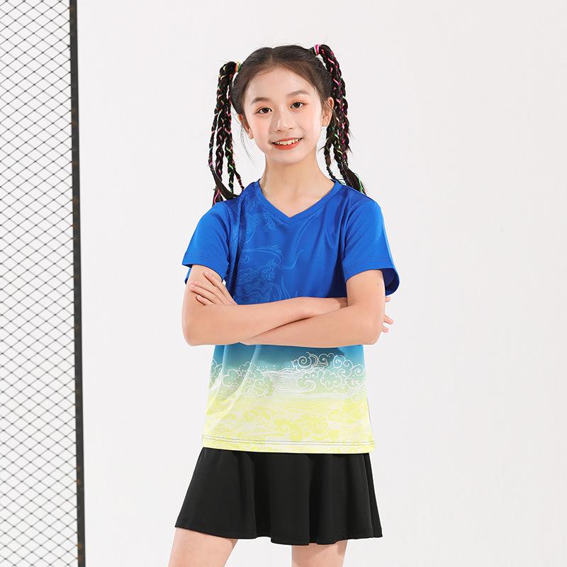 Unisex Quick-Drying Table Tennis & Badminton Training Shirt
