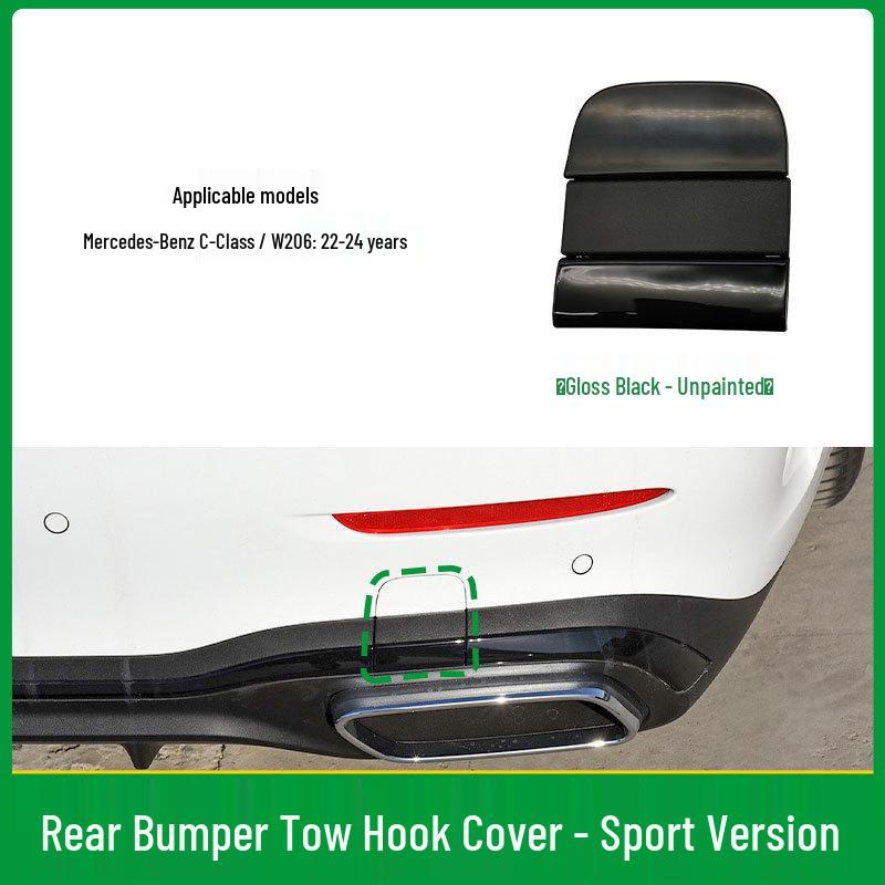 Mercedes C-Class W206 Sport Front Bumper Tow Hook Cover 2068854304