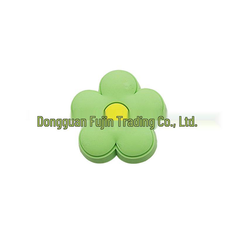 DIY Shoe Charms: Cute Cartoon Heart & Flower PVC Decorations for Garden Clogs