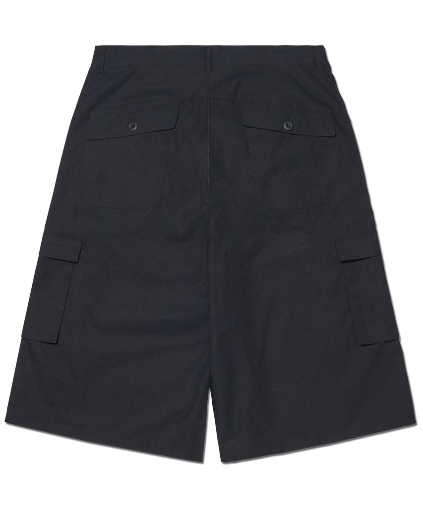 Nomaenyueol D.P Cargo Bermuda Pants - Black