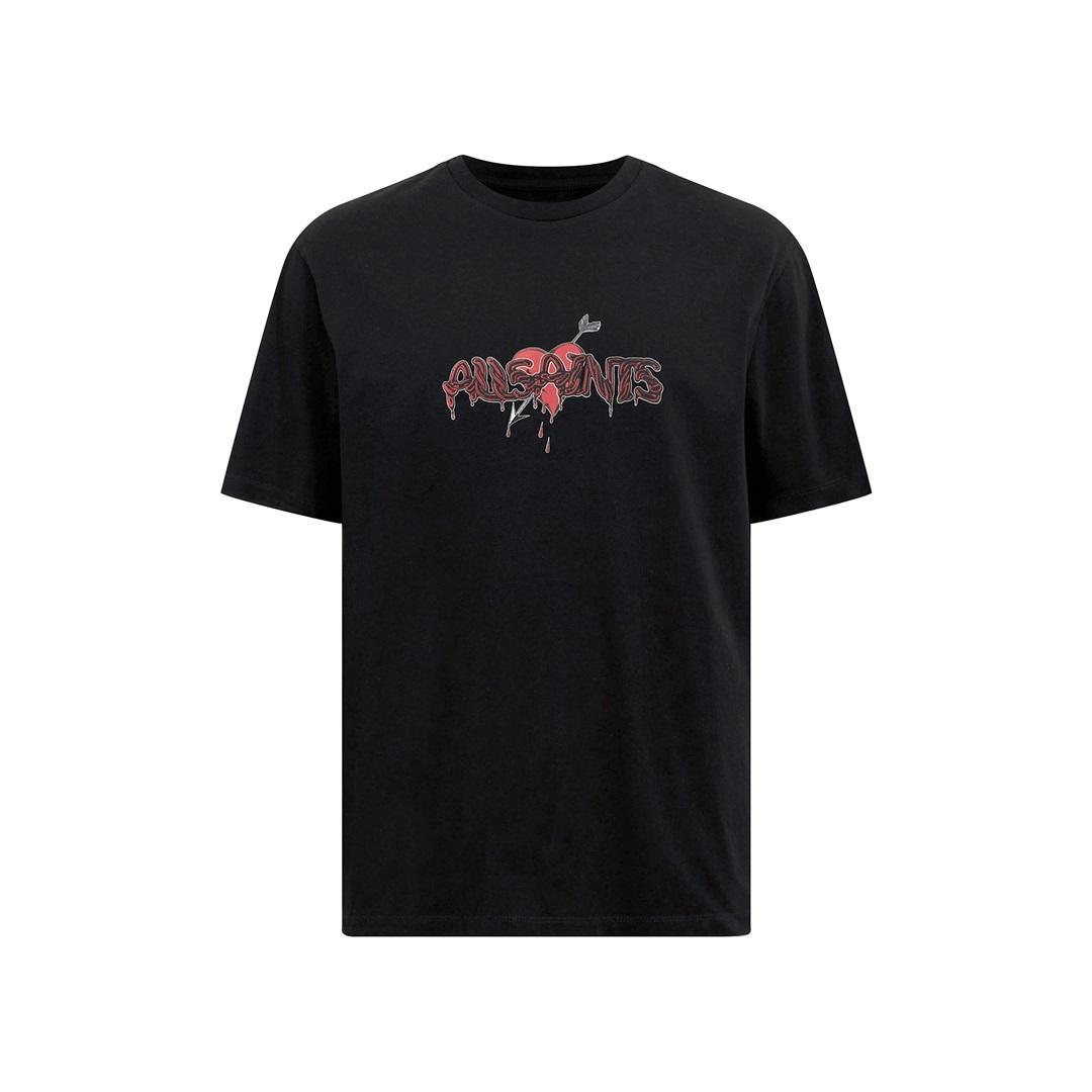 

Summer Cotton Men s T-shirt Street Hip Hop Skull Graphic Print Undergang Oversize Loose Casual Cotton Female Male Clothing High Quality Short Sleeves XXXL помаранчевий