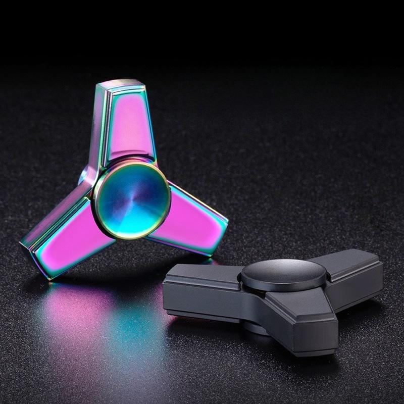 Mini Fidget Spinner Hand Spinning Top Tip Gyro EDC Metal Relieve Stress Reducing Toys Antistresse Decompression for Children