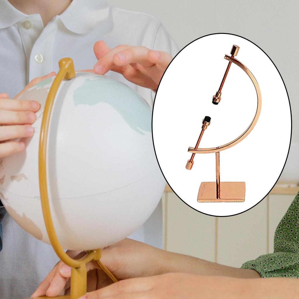 Sphere Holder Display Stand Ornament Glass Ball Holder for Iving Room 15cmx8cmx31cm