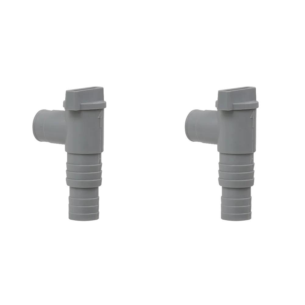 1-3Set PVC Pool Filter Pump Adapter Durable 32mm Pool On/Off Plunger Valve Leak Proof Sealed Replacement Outdoor Equipment