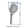 MDNG Filtered Pressurized Multi-Function Shower Head