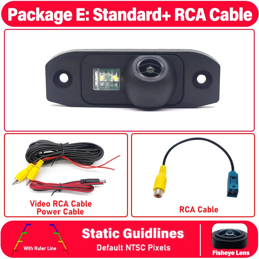 Car Backup Rear View Camera For Volvo XC90 2002 ~ 2014 CCD Full HD Night Vision Car Reverse Parking Camera high quality RCA