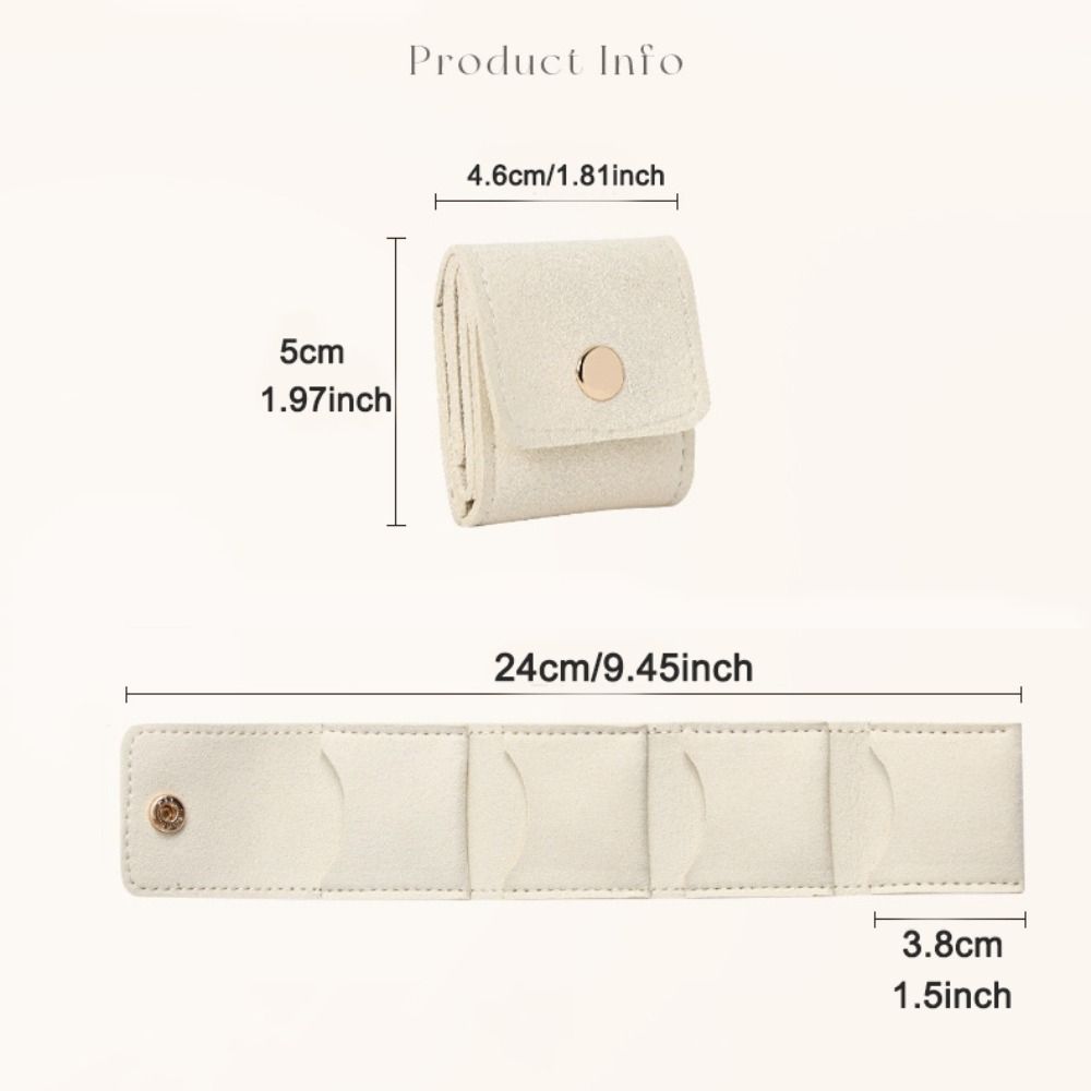 Container Necklace Ring Packing Bag Velvet Earrings Organizer Portable Jewelry Display Bag  Women