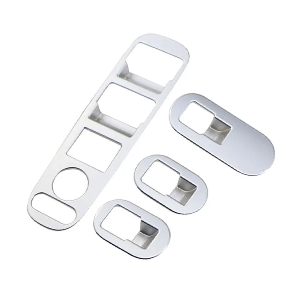 4Pcs Car Window Lifter Button Panel Sticker for Honda HRV HR-V Vezel 2014 - 2020 Decoration Cover Trim Interior Accessories