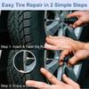 60pcs Self-Service Tire Repair Rubber Nails with screwdriver for Car, Motorcycle, Truck
