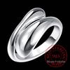 Water Drop 925 Sterling Silver Rings for Women Bijoux, Cute Opening Adjustable Ring Anillos De Plata 925 Anel Feminino Jewelry