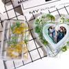 Heart Photo Frame Silicone Mold DIY Craft Epoxy Resin Casting Molds Ornaments Colorful Chain Jewelry Making Tool Supply