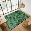 Retro Green Carpet Abstract Living Room Decoration Soft Rugs Bedroom Anti-slip Washable Customizable Dining Room Floor Mat Study