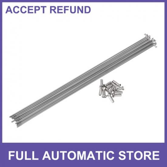 Набор из 12 спиц для велосипеда 14G, 295 мм, спицы для колеса велосипеда