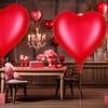 Großer Liebesballon zum Valentinstag, riesiger extra Vorschlag, Geständnis, Hintergrunddekoration, Party für Valentinstag, Hochzeit, Verlobung, Jahrestag
