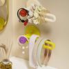 Haargummihaken-Organizer, Wandmontiert mit runden Perlen Haarschmuck, Stark haftend Platzsparend Scrunchie-Organizer