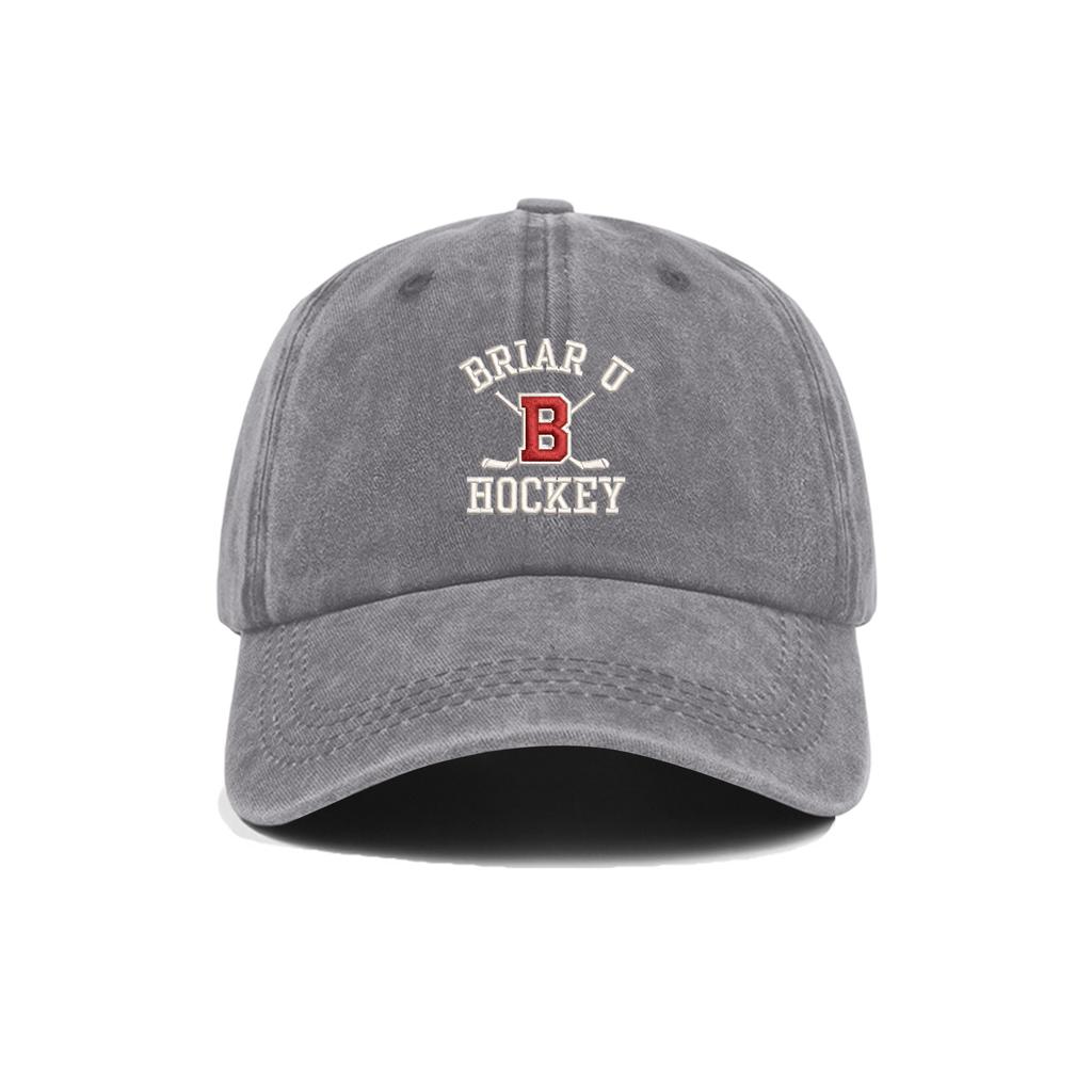 Briar U Hockey Adjustable Baseball Cap Classic Six-Panel Structured Design with Curved Visor and Embroidered Logo for Everyday Wear