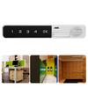 Smart Password Lock Zinc Alloy Touch Keypad Flat Bolt for File Cabinet Wardrobe